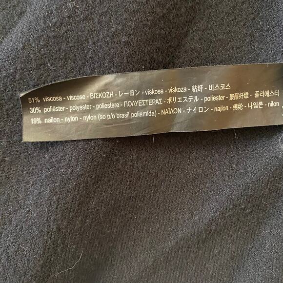 Zara Knit black and white trim cardigan size small - Picture 7 of 7